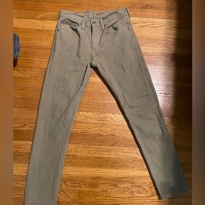 Levi’s 512 straight khaki jean LIKE NEW